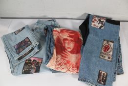 Thirty Levi's Music Patchwork Reworked Jeans - Var