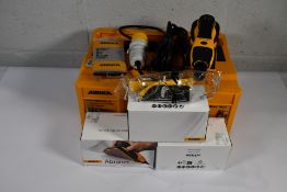 Mirka Deos 353x CV Sander with Three Boxes of Sand