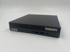A boxed as new Lenovo ThinkCentre M70q Gen 3 Tiny PC with Intel i5-12400T 1.80GHz CPU, 8GB RAM, 256G