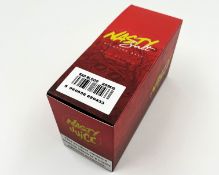 Four boxes of ten Nasty Salt Bad Blood Blackcurrent 10ml 20mg Nic Salt E-Liquid (BBD: Aug 2024) (Ove