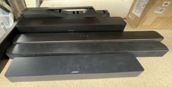 Six pre-owned soundbars/speakers including Bose & Sony (All items sold as seen).