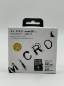 Five boxed as new Angelbird AV PRO V60 MicroSDXC UHS-II 256GB Memory Cards (Boxes sealed) (EAN: 9120