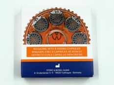 Seventy five boxed as new Storz & Bickel Magazines with 8 Dosing Capsules for Crafty/Mighty Vaporise