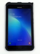 A pre-owned Samsung Galaxy Tab Active 2 (SM-T395) 16GB in Black with case.