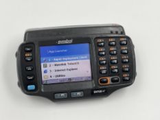 A pre-owned Zebra WT41N0 Wearable Computer (USB, BT, Wi-Fi) running Windows Embedded Compact 7 (Batt