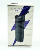 A boxed as new Sapphire by Storm Hand Held Dry Herb Vaporiser (Damage to packaging) (Over 18's only)