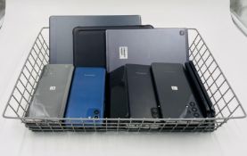 A quantity of assorted pre-owned Android smartphones & tablets sold for parts (All handsets Google a