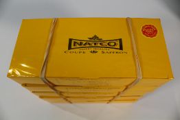 Five Natco Coupe Saffron - Twelve Plastic Boxes of 1g Each - Exp 2024.