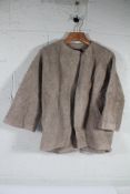 A women's as new Cortana Delicia Jacket in Alpaca and Virgin Wool - Grey (36).