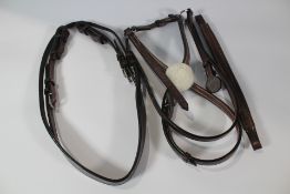 HBW-201 Bridle, Figure 8, Raised, Fancy - Pony - C.M Hadfield's.