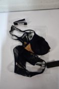 An as new Andres Sarda Tyng Push Up Bra in Evening Blue, Size UK 32 and an as new Andres Sarda Tyng