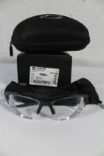 Oakley Flak 2.0 XL 009188 Matt Black Sunglasses Frames with Clear Prescription Lenses c/w Hard Case.