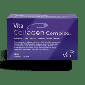 Vita Collagen Complex (30 x 14g sachets, 17/12/24, Non UK Packaging) (stock image).