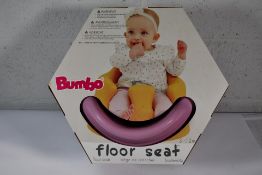 Bumbo Floor Seat for 3-12m Babies in Cradle Pink (Some water damage to side of box).