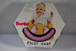 Bumbo Floor Seat for 3-12m Babies in Cradle Pink (Some water damage to side of box).
