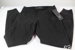 Fox Ranger Black Pant Size 32.