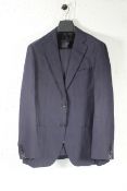 An as new Suit Supply Havana suit and trousers set in Navy, both pieces Size 50.