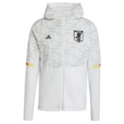 An as new 2022-2023 Japan Game Day Full Zip Travel Hoodie - White (UK S, IC1575) (Stock image).