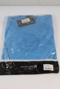 Galvin Green Desmond Style Insula Golf Hoodie Blue Melange Size L.