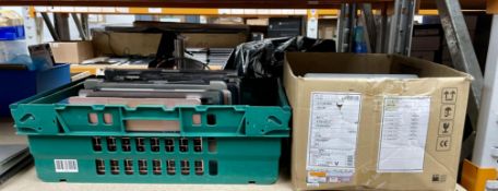 A quantity of pre-owned Macbook parts to include LCD's, Casings and Keyboards (All item sold as seen