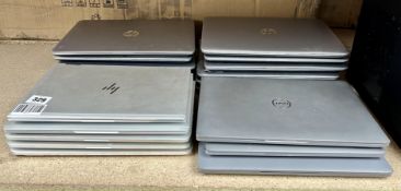 Nineteen laptops sold for parts to include: 8 x HP EliteBook 840 G3, 3 x HP EliteBook 840 G4, 3 x HP
