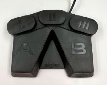 A pre-owned Stryker TPS IPX7 Bi-directional Footswitch Pedal (P/N: 5100-008) (Untested, sold as seen