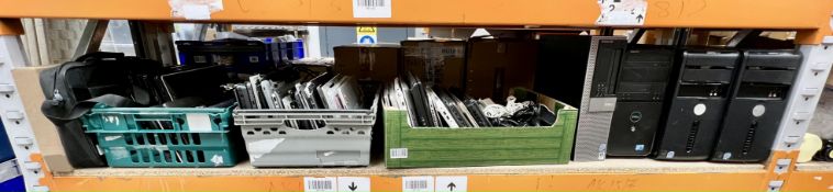 A quantity of pre-owned laptops & PC's, laptop chargers and parts (All items sold as seen. Viewing a