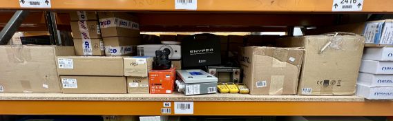 A quantity of new and pre-owned items to include: 10 x ACD Elektronik M210SE Mobile Terminals, 3 x B