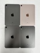 Four pre-owned Apple iPads sold for parts (All items iCloud Locked/Lost Mode. Sold for parts only)