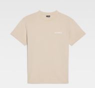 Jacquemus Les Classiques Logo Le T-Shirt in Light Beige, Size M.