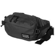 Two Mystery Ranch Full Moon Hip Bag in Black.