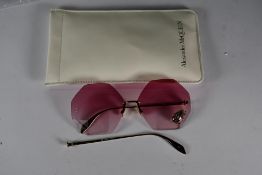 Pair of Alexander McQueen Sunglasses (AM0208S) (Arm Detached) (Missing fixings).