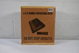 A boxedMD-8 DSP Echo Professional Mixer.