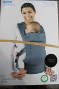 Three Beco Gemini Baby Carriers - Organic Black.