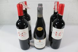 Four Lopez Cristobal Roble 2018 (14.5% vol) and Two Heritiers Gambert Crozes-Hermitage 2018 (14% vol