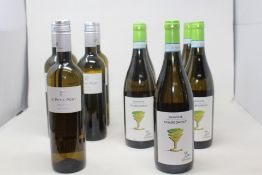 Six Le Petit Pont Reserve 2019 White Wine 6 x 750ml, Five Piemonte Chardonnay 2020 White Wine 5 x 75