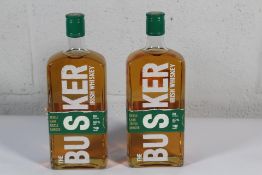 Two Busker Irish Whiskey Triple Cask Triple Smooth 2 x 700ml.