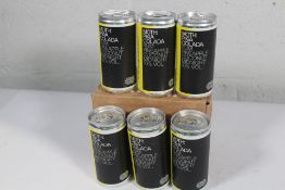 Fifteen boxes of six MOTH: Pina Colada Rum Pineapple Coconut Midnight 10% Vol (200ml per can) .