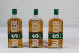 Three Busker Irish Whiskey Triple Cask Triple Smooth 3 x 700ml.