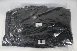 A men's Helium Down Shirt in Black, Size XL.