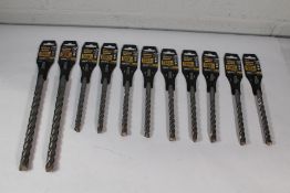 Nine Dewalt Extreme 14mm 150 x 200mm DT9567 - QZ Drill Bits and two Dewalt Extreme 20mm 250 x 300mm