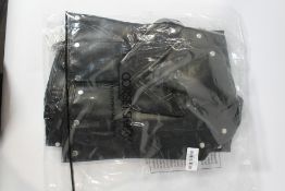 Corset Story Black Leather Look PU Underbust with Halter Strap, A3506. Size UK 24.