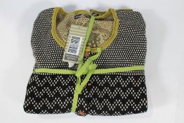 Gundrun Sjoden Cardigan Lucy Chicken Pattern, Size M.