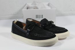 Kurt Geiger Massa Casuals Shoes in Navy Suede, Size 41 (Box damaged).