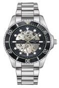 Martyn Line 6301 GTS Black 2 Automatic Steel Watch (Stock Image).