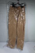 Joseph Tad-Crushed Matt Satin Slim-Leg Trousers in Light Saddle, Size 42.