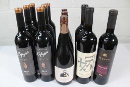 Six Cafayate Estate Malbec (13.5%), Three Greasy Fingers Luscious Red (13.5%), Two Bench 1775 2014