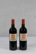 Two Grand Vin De Bordeaux Petit - Figeac 2016 Saint - Emilion Grand Cru 2 x 750ml.