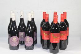 Five BanRock Reserve Collection Cabernet - Shiraz 2021 Red Wine 5 x 750ml and Six Wolf Blast Red Lab