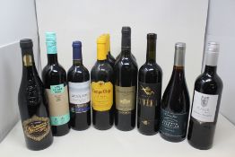 Twelve Assorted Reds to include Campo Veja Tempranillo (13.5%) x 3, Nederburg Manor House Cabernet S